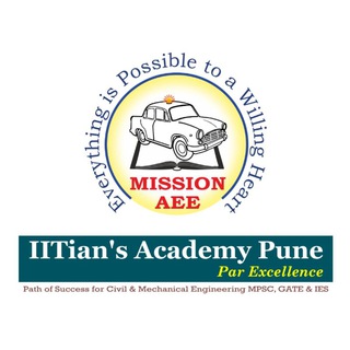 Telegram profile photo for IITian's Academy (Mechanical) Pune