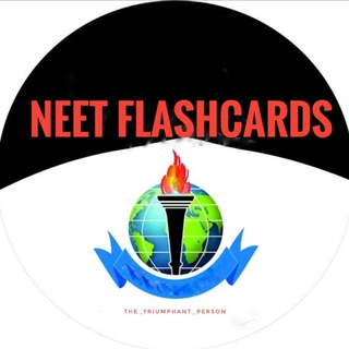 Telegram profile photo for ⚕️ NEET FLASHCARDS ⚕️