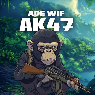 Telegram profile photo for Ape Wif AK-47 | SOL - PORTAL
