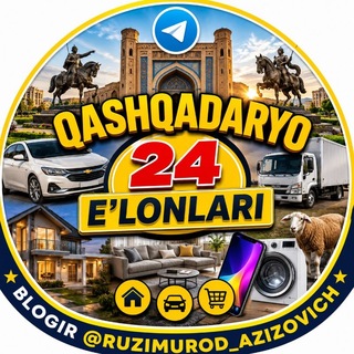 Telegram profile photo for Qashqadaryo E'lonlari