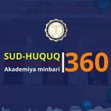 Telegram profile photo for 🇺🇿Sud-huquq 360|Akademiya Minbari