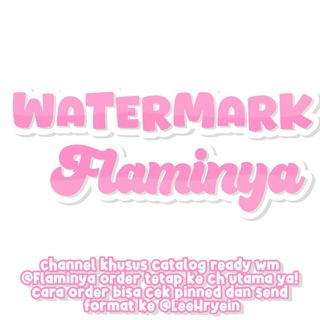 Telegram profile photo for catalogue wm : @flaminya!