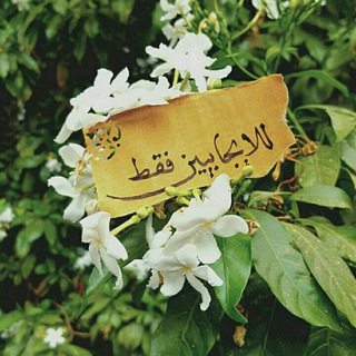Telegram profile photo for للإيجآبيِّين فقط ✨.