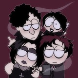 Telegram profile photo for goth kids.||sp