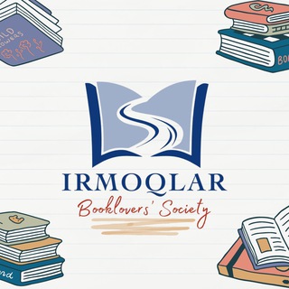 Telegram profile photo for Booklovers’ society — Irmoqlar