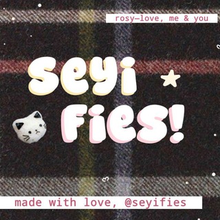 Telegram profile photo for ࣪ ✱ ᜔ Seyifies : live, laugh & love! ♡