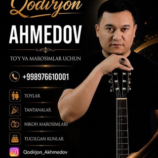 Telegram profile photo for QODIRJON AHMEDOV🎸