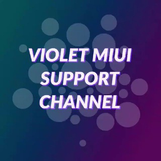 Telegram profile photo for VIOLET MIUI CHANNEL | REDMI NOTE 7 PRO