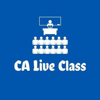 Telegram profile photo for CA Live Class