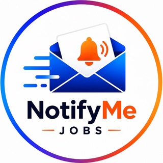 Telegram profile photo for NotifyMe Jobs Official- SSC/Banking/State Exams Updates,Job Alert,Free Job Alert, Latest Government Jobs,Sarkari Jobs,IBPS,SSC