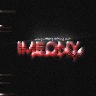 Telegram profile photo for I҈M̸E̺͆O͎N̶Y̥ͦ I̾N͜͡𝕱𝙊 # ᶜᵒᵐⁱⁿᵍ ˢᵒᵒⁿ 🩸