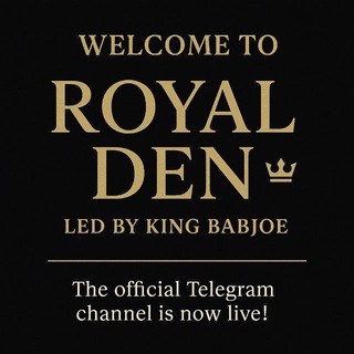 Telegram profile photo for ROYAL DEN