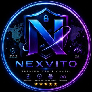 Telegram profile photo for Nexvito | پروکسی و کانفیگ رایگان 🚀