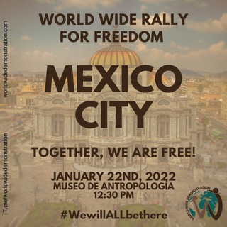 Telegram profile photo for World Wide demonstration CDMX