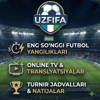 Telegram profile photo for UzFIFA.NET - Futbol yangiliklari