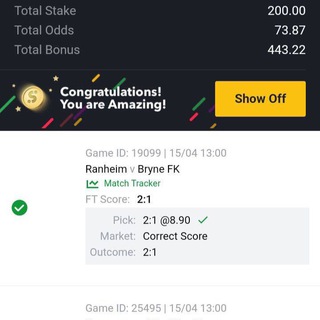 Telegram profile photo for SHATTA ODDS 99π―π―π