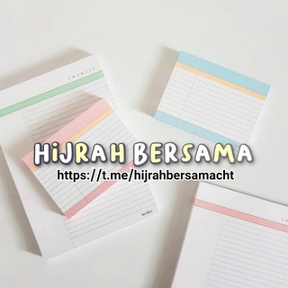 Telegram profile photo for ⎙ Hijrah Bersama 𝆹𝅥𝆹𝅥 ࣪˖