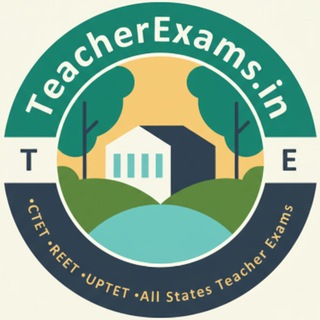 Telegram profile photo for Teacher Exams.IN | REET, DSSSB, KVS, NVS, HTET, CTET