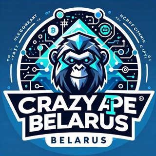 Telegram profile photo for CRAZYAPE BELARUS SOL/ETH/BSC 🦧