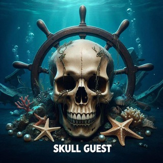 Telegram profile photo for страшные переписки skull guest