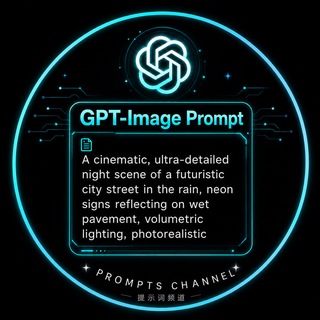 Telegram profile photo for GPT Image 提示词大全
