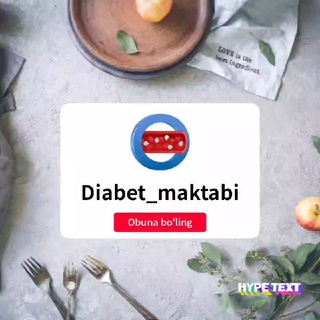 Telegram profile photo for 𝗤𝗔𝗡𝗗𝗟𝗜 𝗗𝗜𝗔𝗕𝗘𝗧/САХАРНЫЙ ДИАБЕТ