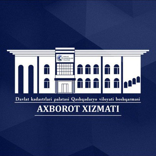 Telegram profile photo for Qashqadaryo kadastr_press
