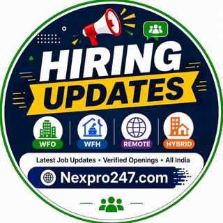 Telegram profile photo for Hiring Updates - 1
