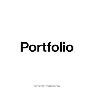 Telegram profile photo for Matchanov | Portfolio