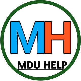 Telegram profile photo for MDU HELP