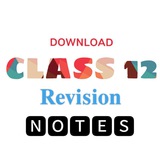 Telegram profile photo for Class 12th Notes