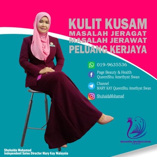 Telegram profile photo for MARY KAY QueenShu Amethyst Swan