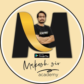 Telegram profile photo for Mukesh Sir Academy