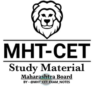 Telegram profile photo for MHT CET EXAM NOTES
