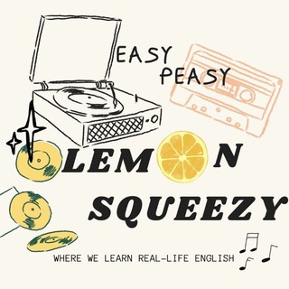 Telegram profile photo for Lemon squeezy -آموزش زبان و مکالمه🍋
