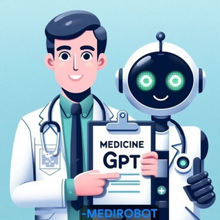 Telegram profile photo for ChatGPT in Medicine by MEDIROBOT