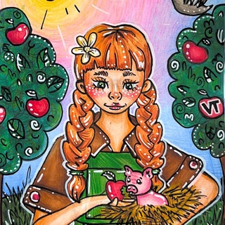 Telegram profile photo for Виолетта рисует портреты👩🏼🎨