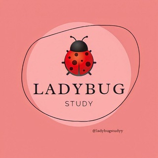 Telegram profile photo for ladybug study🐞