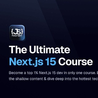 Telegram profile photo for Nextjs 15 mastery