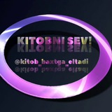 Telegram profile photo for 📚 KITOBNI SEV ❗