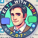 Telegram profile photo for IELTS with Yuri. Подготовка к IELTS на 7.0+