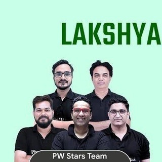 Telegram profile photo for LAKSHYA JEE 2027 PW Star Team Lectures ⚡