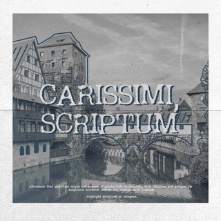 Telegram profile photo for 𖤝 scriptum, the demesne serendipity.