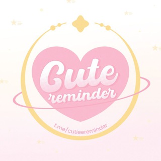 Telegram profile photo for cute reminder ♡