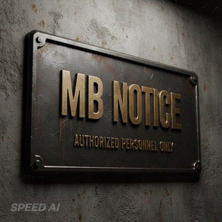 Telegram profile photo for MB NOTICE