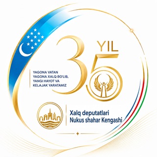 Telegram profile photo for Xalıq deputatları Nókis qalalıq Keńesi