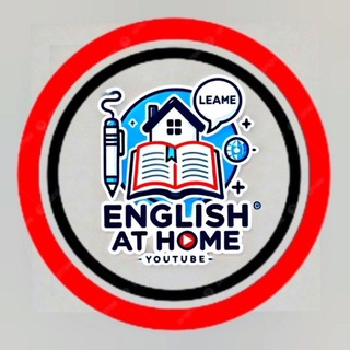 Telegram profile photo for English at home