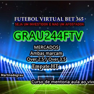 Telegram profile photo for FUTEBOL VIRTUAL - BET365 GRAU244FTV