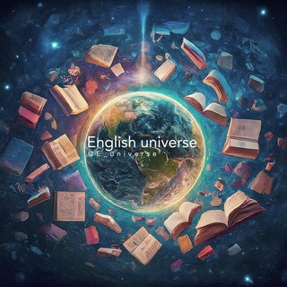 Telegram profile photo for English Universe 💙let's practice English