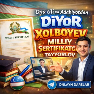 Telegram profile photo for Ona tili Diyor Xolboyev